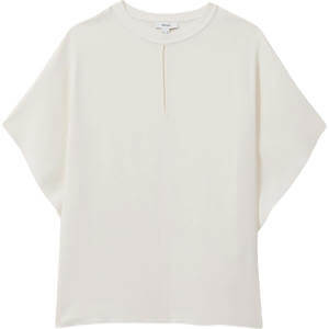 REISS TANIA Draped Sleeve Top